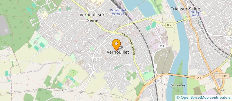 localisation de l'entreprise LMNP LANOE VERNOUILLET à VERNOUILLET