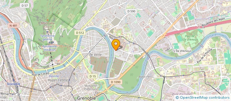 localisation de l'entreprise LMNP LANTUEJOUL CAMPANALE  LA TRONCHE