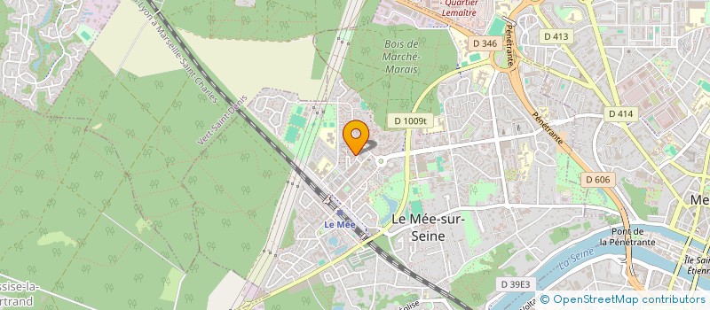 localisation de l'entreprise LMNP LAPOINTE ADELISE  LE MEE-SUR-SEINE