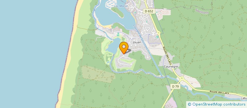 localisation de l'entreprise LMNP LARROY - PECHAMBERT  SOUSTONS