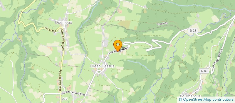 localisation de l'entreprise LMNP LASSALLE  OLEAC-DESSUS