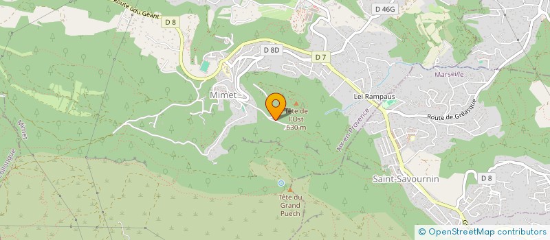 localisation de l'entreprise LMNP LAURIA/CALDERON  MIMET