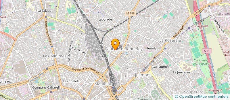localisation de l'entreprise LMNP LAVERNHE GERBIER à TOULOUSE