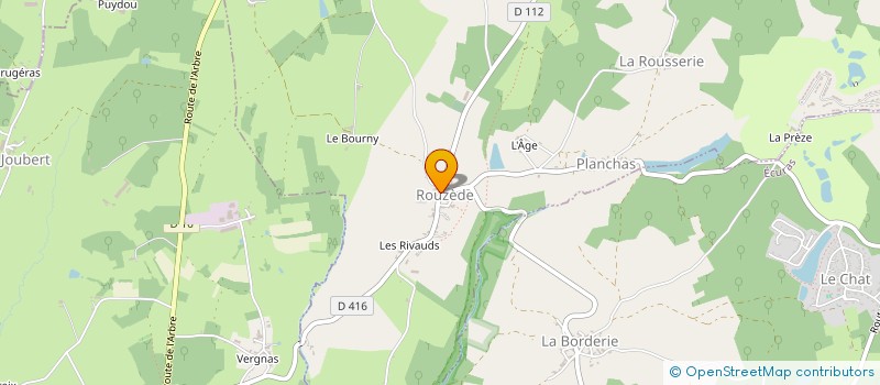 localisation de l'entreprise LMNP LE CHAT  ECURAS
