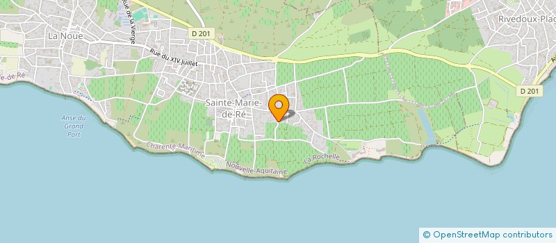 localisation de l'entreprise LMNP - LE GARREC - REGNER  SAINTE-MARIE-DE-RE