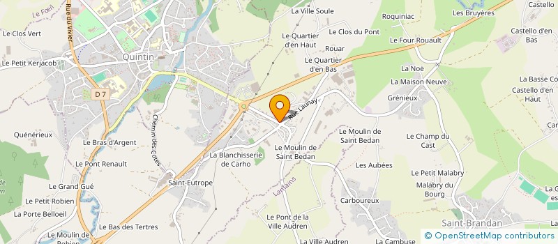 localisation de l'entreprise LMNP LE MAITRE  SAINT-BRANDAN