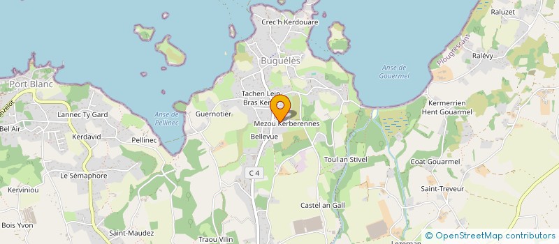 localisation de l'entreprise LMNP LE MAOU YVAN ET SOPHIE  PENVENAN