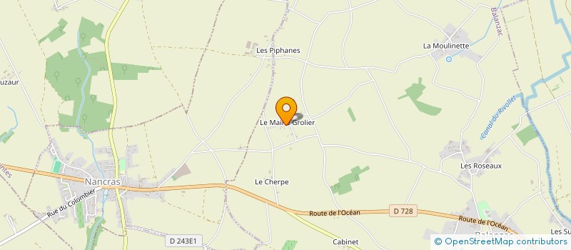 localisation de l'entreprise LMNP LE NOUEN  BALANZAC