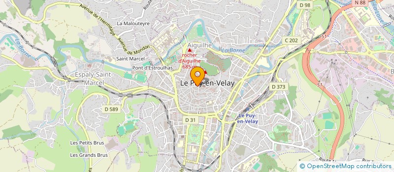 localisation de l'entreprise LMNP LE PUY EN VELAY  LE PUY-EN-VELAY