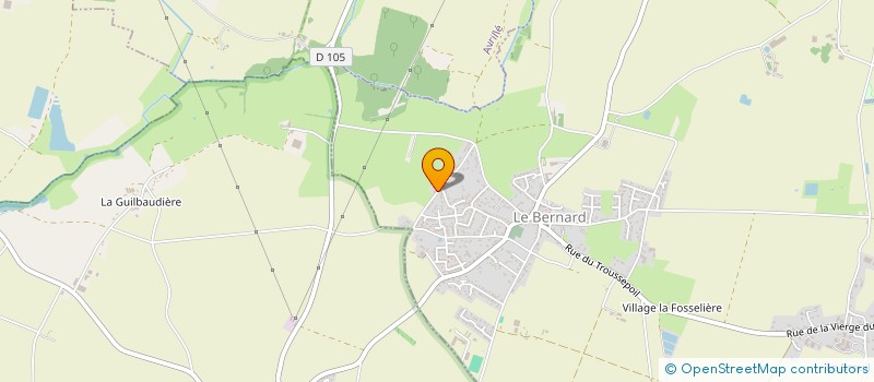 localisation de l'entreprise LMNP LE ROUX LECLERC  LE BERNARD