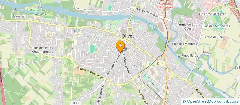 localisation de l'entreprise LMNP LEBRAULT-SIGURET  OLIVET