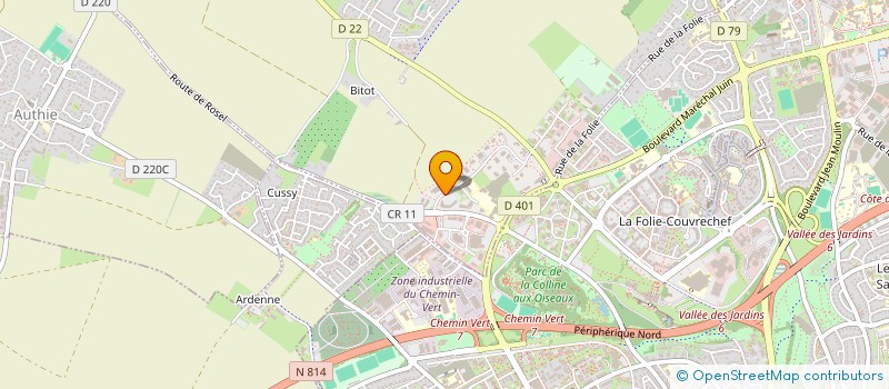 localisation de l'entreprise LMNP LECHEVALIER  SAINT-CONTEST