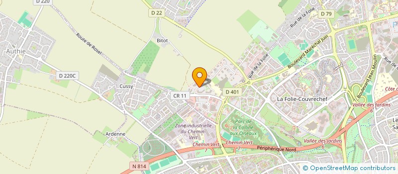 localisation de l'entreprise LMNP LEROUX  SAINT-CONTEST