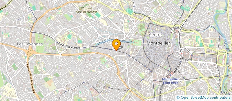 localisation de l'entreprise LMNP LES ARCEAUX  MONTPELLIER