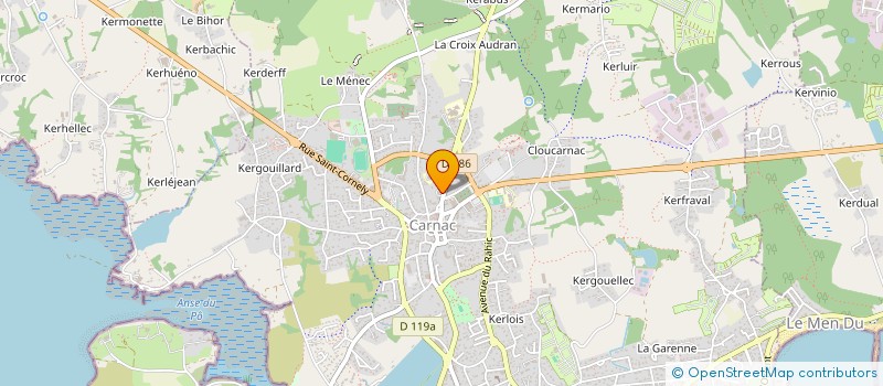localisation de l'entreprise LMNP LES KORRIGANS  CARNAC