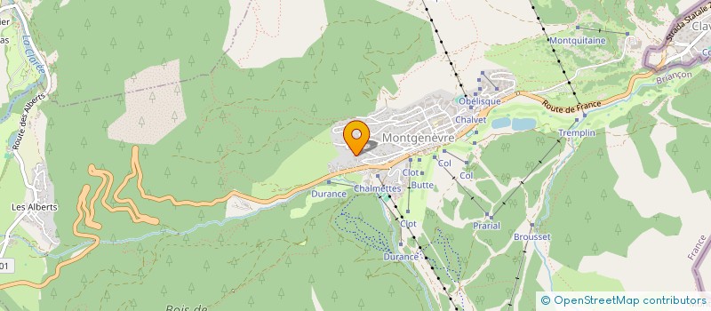 localisation de l'entreprise LMNP LESBROS  MONTGENEVRE