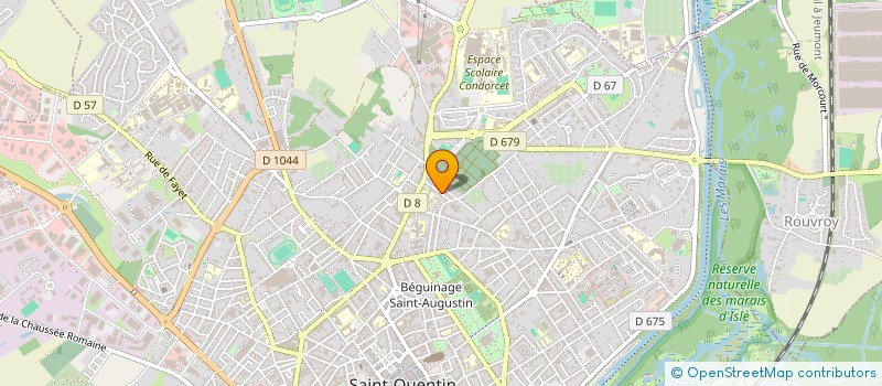 localisation de l'entreprise LMNP LEVY à SAINT-QUENTIN