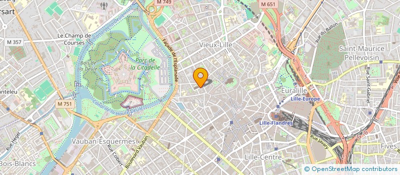 localisation de l'entreprise LMNP LI - SAINT MARTIN à LILLE
