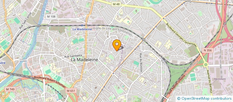 localisation de l'entreprise LMNP LILLE à MARCQ-EN-BARŒUL