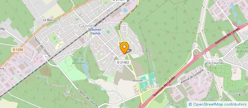 localisation de l'entreprise LMNP LILLE SOLEIL LEVANT  CESTAS