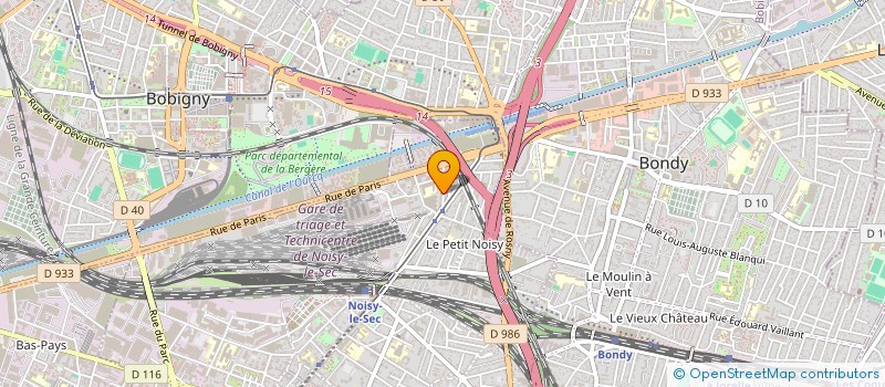 localisation de l'entreprise LMNP LILOUPIERRE  NOISY-LE-SEC