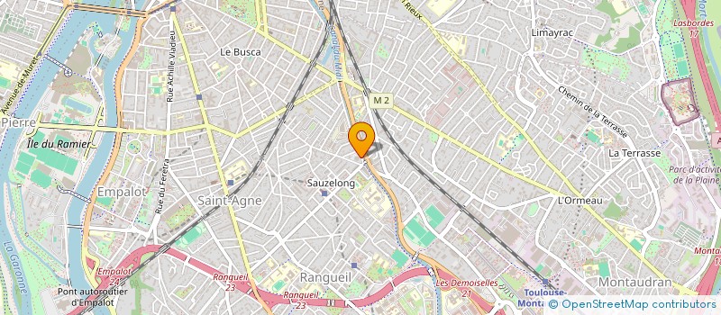 localisation de l'entreprise LMNP LLAMAS / BASSET  TOULOUSE