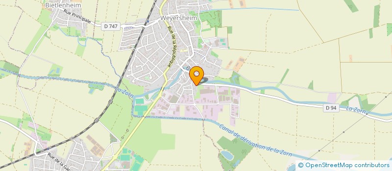 localisation de l'entreprise LMNP LOCATION  WEYERSHEIM