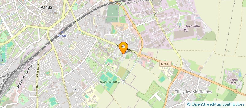 localisation de l'entreprise LMNP LOFT 1040 à ARRAS