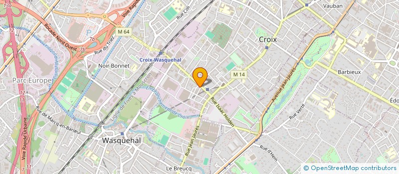 localisation de l'entreprise LMNP - LOFT CROIX 59170 à CROIX