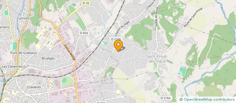 localisation de l'entreprise LMNP LOISON  SAINT-PRIVAT-DES-VIEUX