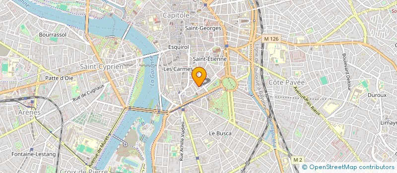 localisation de l'entreprise LMNP LOUARN  TOULOUSE