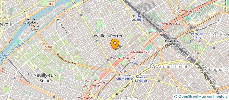 localisation de l'entreprise LMNP LOUISE MICHEL à LEVALLOIS-PERRET