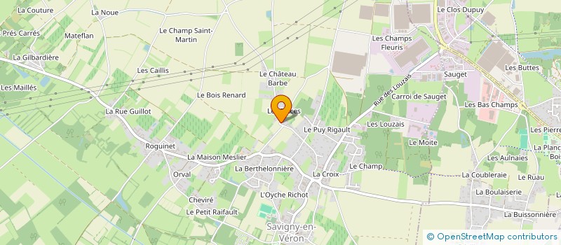 localisation de l'entreprise LMNP LOUVEGNIES  SAVIGNY-EN-VERON