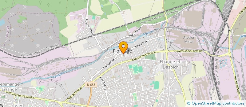 localisation de l'entreprise LMNP LOUYOT HEN  FLORANGE