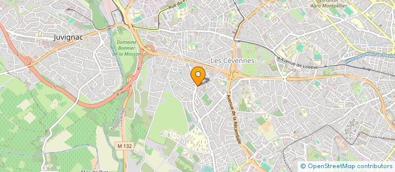 localisation de l'entreprise LMNP - M&B à MONTPELLIER