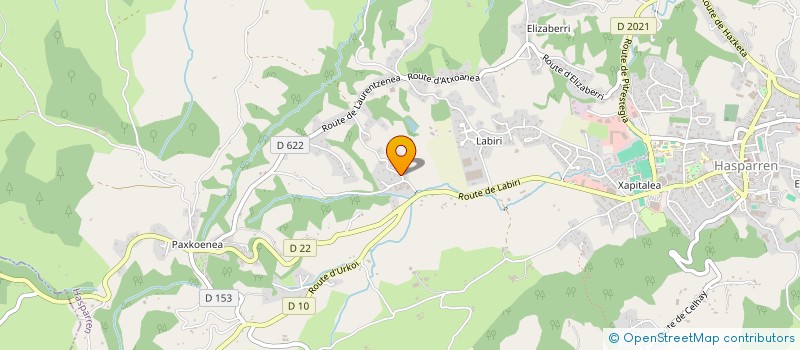 localisation de l'entreprise LMNP M ET MME BALLEVRE  HASPARREN