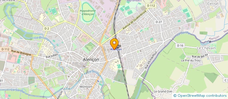localisation de l'entreprise LMNP M. ET MME LOCHIN à ALENCON