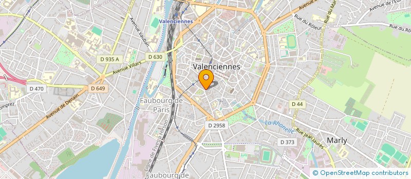 localisation de l'entreprise LMNP M.PARENT-MME DUPOUY à VALENCIENNES