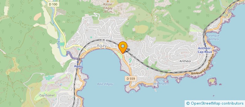 localisation de l'entreprise LMNP M QUEROL ET MME PUAUD à SAINT-RAPHAEL