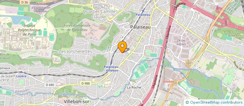 localisation de l'entreprise LMNP MAALOUF  PALAISEAU