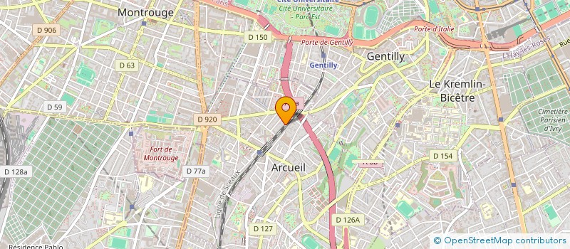 localisation de l'entreprise LMNP MAHDI ET SOUMAYA  ARCUEIL