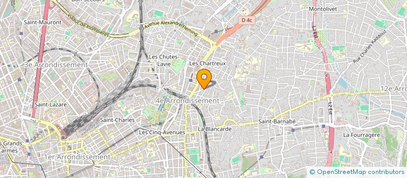 localisation de l'entreprise LMNP MAHINA à MARSEILLE