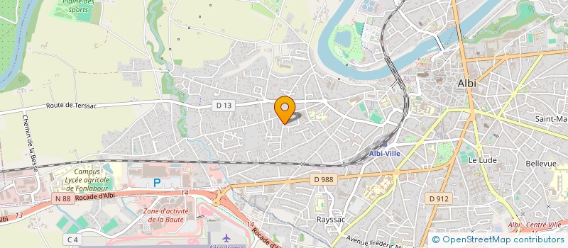 localisation de l'entreprise LMNP MAISON 36 RUE GUYNEMER ALBI à ALBI