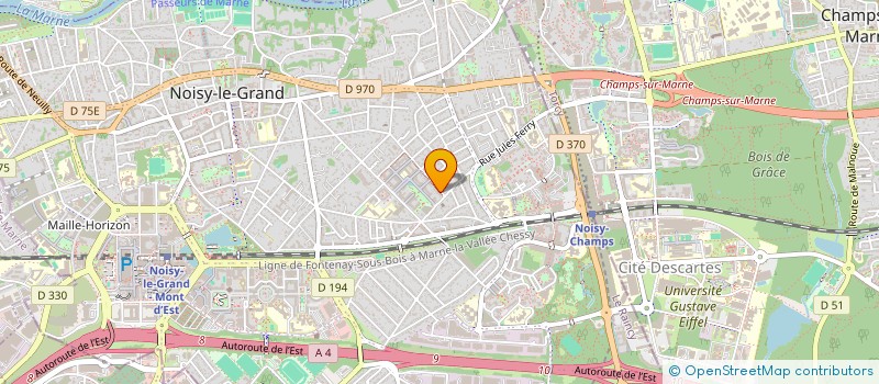 localisation de l'entreprise LMNP MAISON 54  NOISY-LE-GRAND