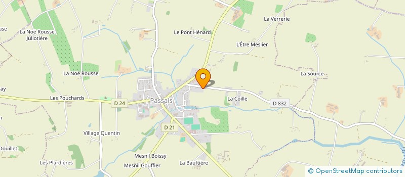 localisation de l'entreprise LMNP MAISON DANIEL à PASSAIS VILLAGES