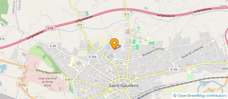 localisation de l'entreprise LMNP MAISON DANIELLE  SAINT-GAUDENS