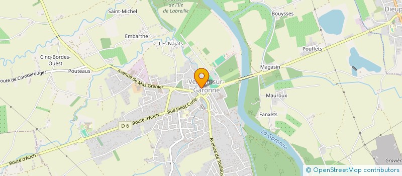 localisation de l'entreprise LMNP MARCY PERESSON  VERDUN-SUR-GARONNE