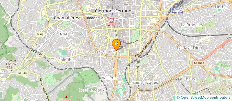 localisation de l'entreprise LMNP MARMONTEL GH  CLERMONT-FERRAND