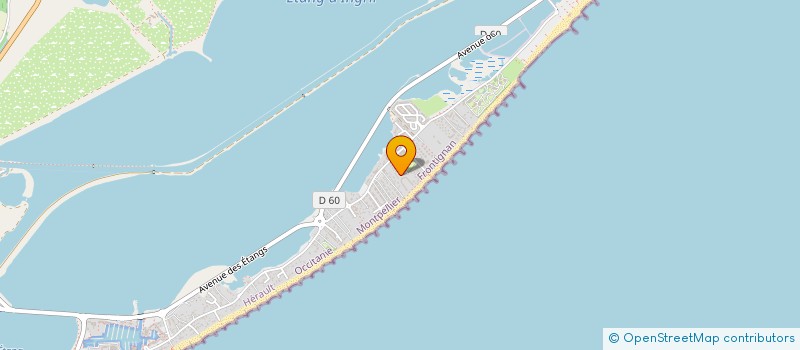 localisation de l'entreprise LMNP MARTEL FRONTIGNAN à FRONTIGNAN