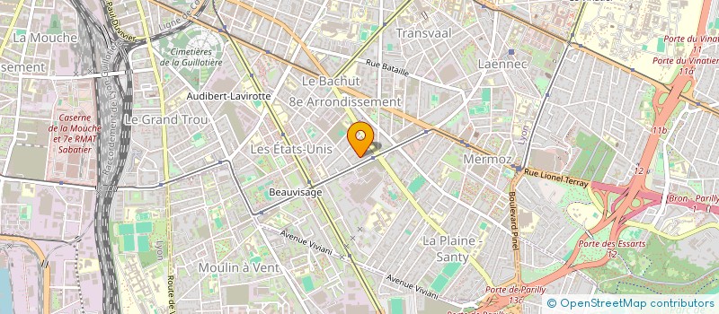 localisation de l'entreprise LMNP MARTIN BEAUVISAGE  LYON